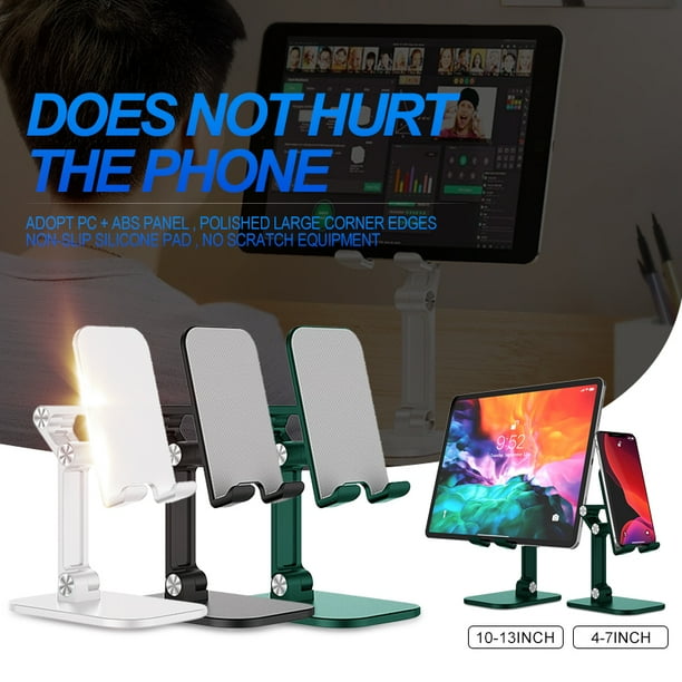 Color : Silver Folding Tablet Phone Holder DEJA Laptop Stand Bookshelf,Lazy Bracket for 4-8In Mobile Phones/Laptops/Books Color : Silver Folding Tablet Phone Holder DEJA Laptop Stand Bookshelf,Lazy Bracket for 4-8In Mobile Phones/Laptops/Books